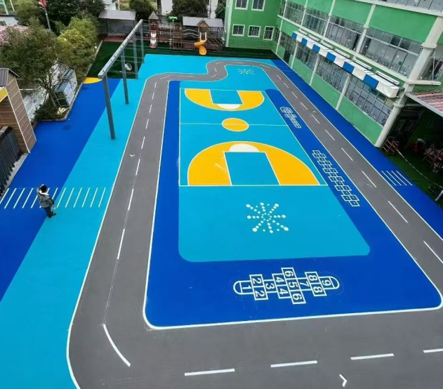 伊春市半预制型跑道混合型塑胶跑道 - 一站式服务